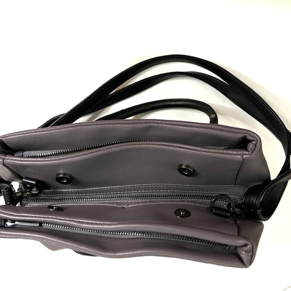 Pixie Mood Tote Handbag grey lavender vegan leather - Picture 11 of 11